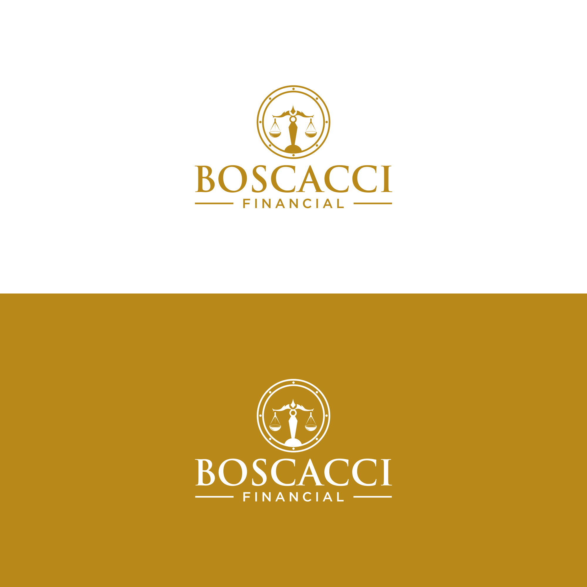Logo Design by ni9 for Boscacci Financial | Design #34502799