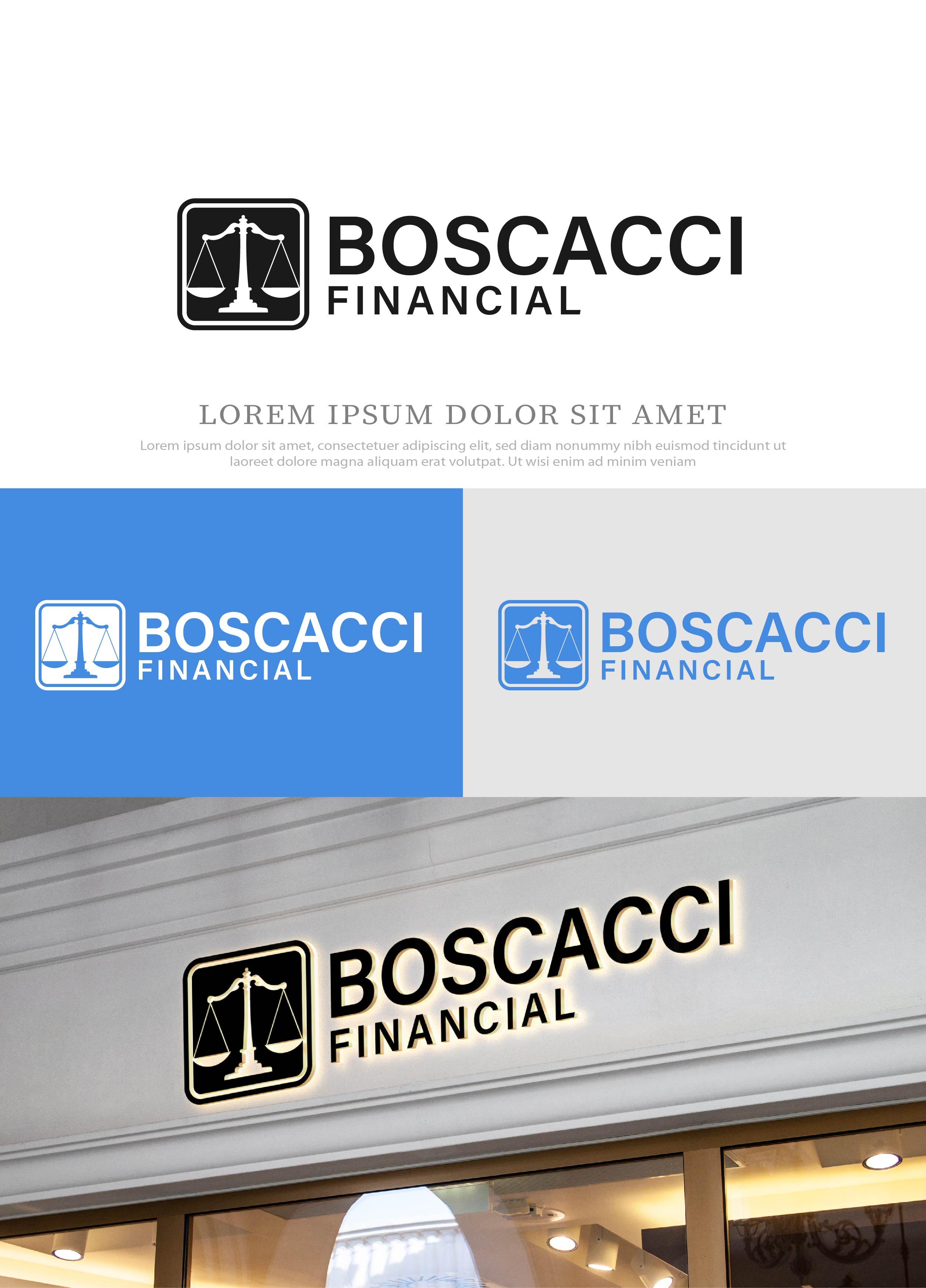 Design de Logo par NasarLogo pour Boscacci Financial | Design #34507603