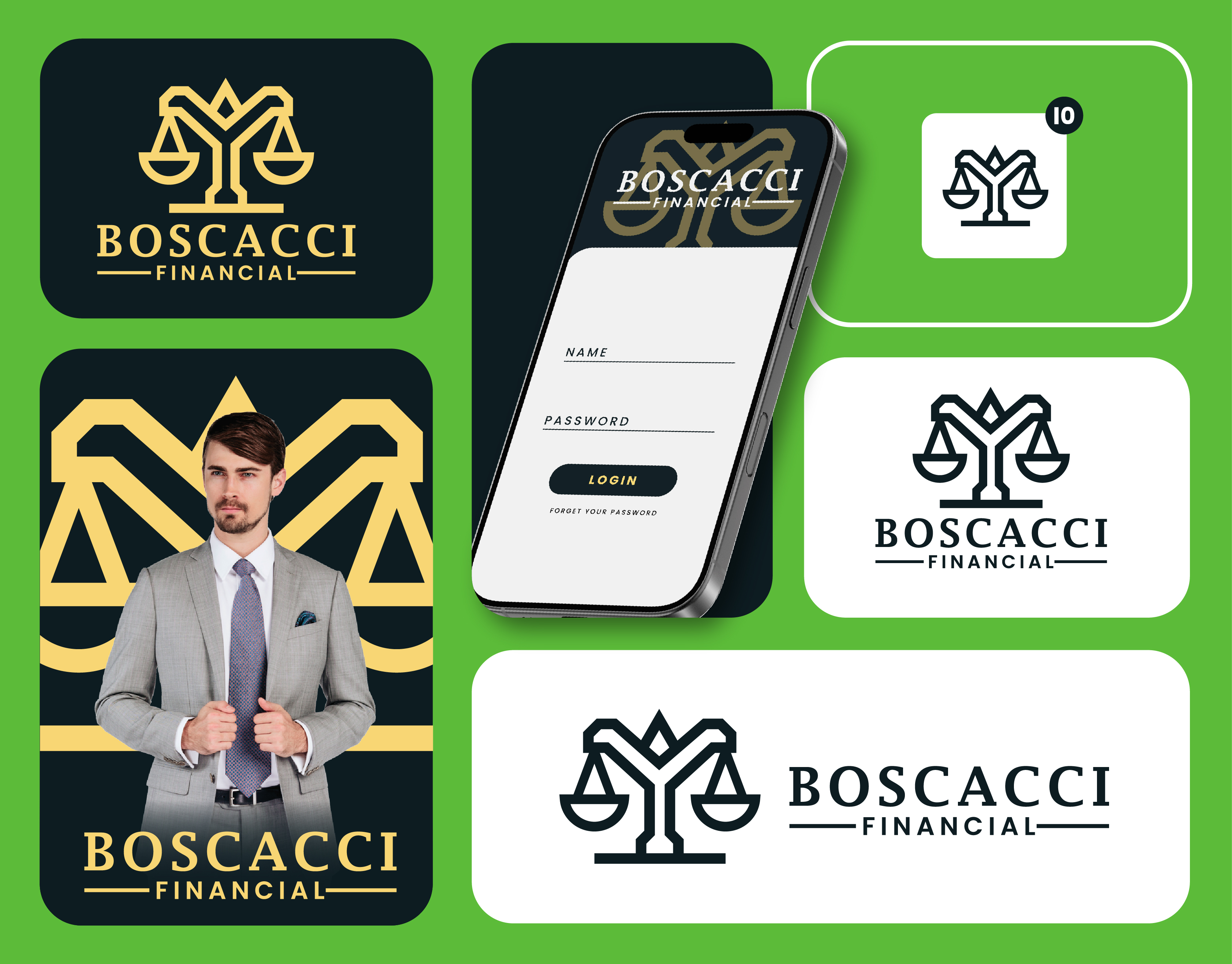 Logo Design by Ameer007 for Boscacci Financial | Design #34467406