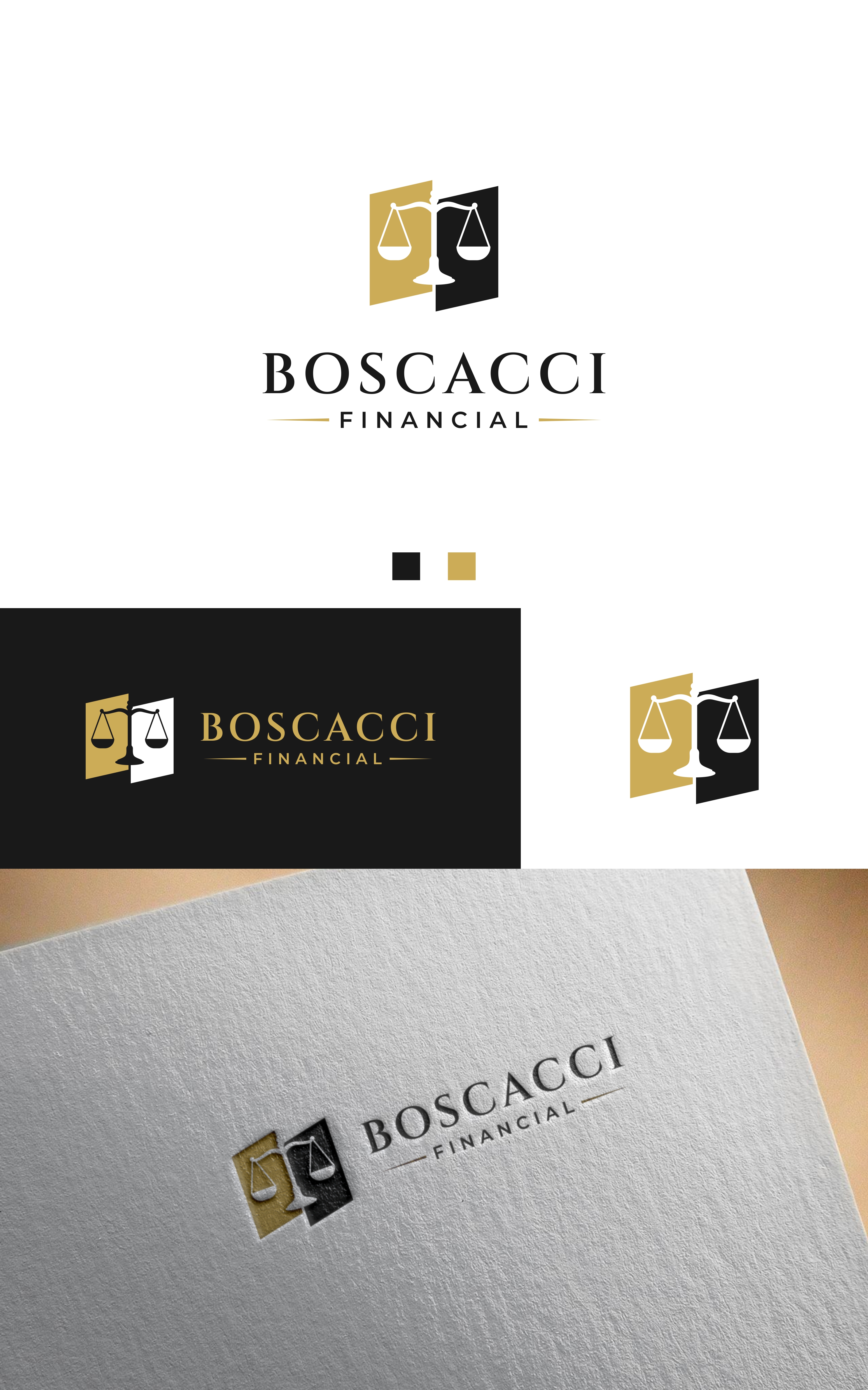Logo Design by Dell_a.Design for Boscacci Financial | Design #34462628