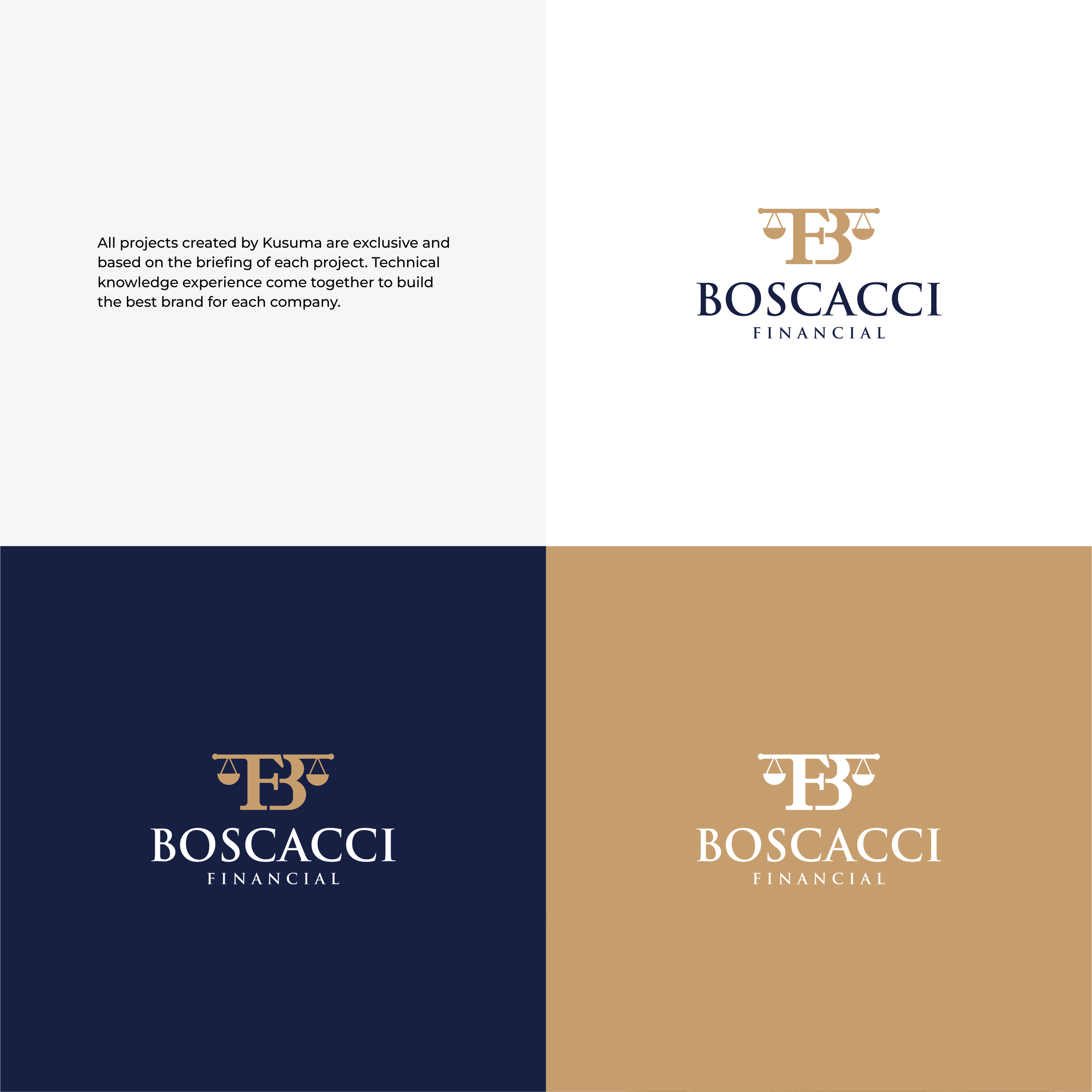 Design de Logo par Kusuma Studio pour Boscacci Financial | Design #34463790