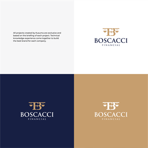Logo Design by Kusuma Studio for Boscacci Financial | Design: #34463790