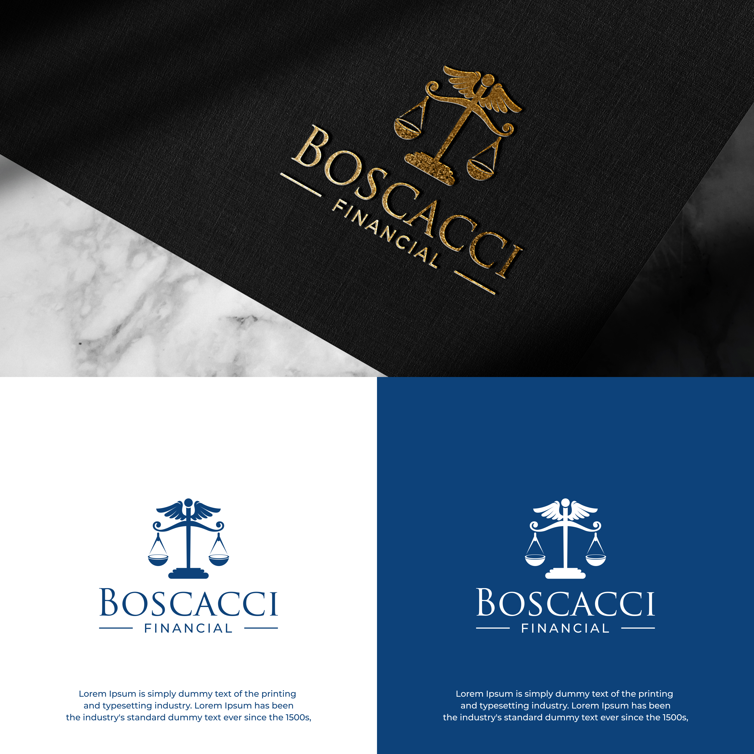 Logo Design by izdihaar studio for Boscacci Financial | Design #34470282