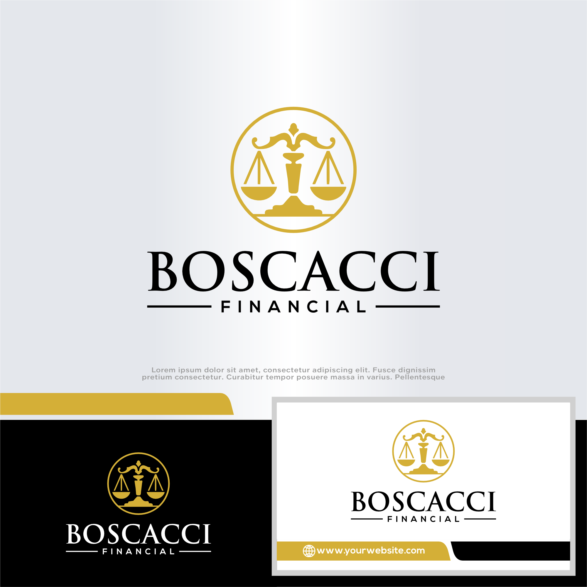 Logo Design by win it for Boscacci Financial | Design #34472165