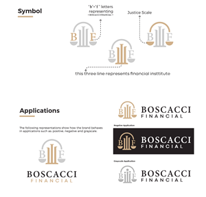 Logo Design by Raw Canvas for Boscacci Financial | Design: #34470762