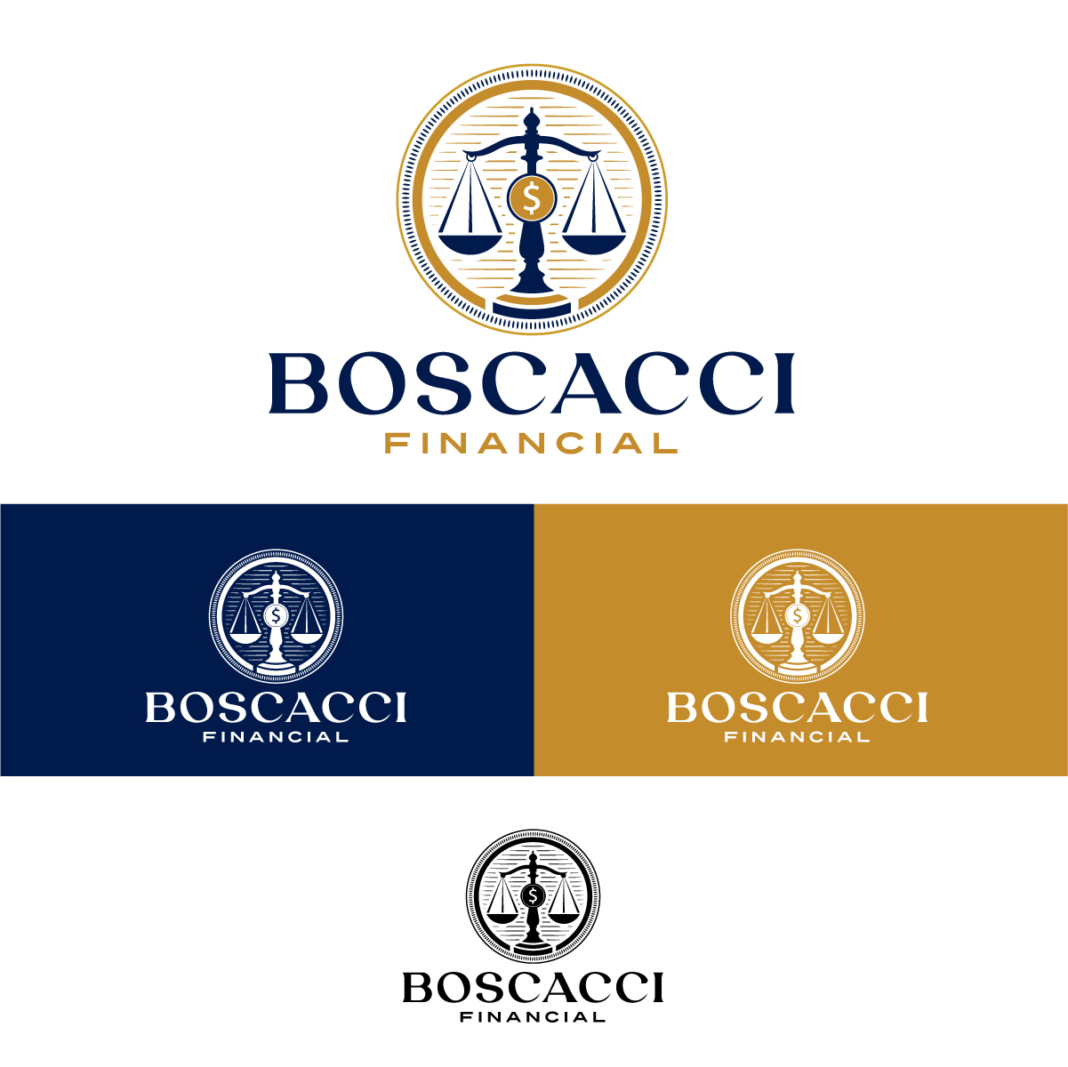 Logo-Design von Dhimant Maloo für Boscacci Financial | Design #34472555
