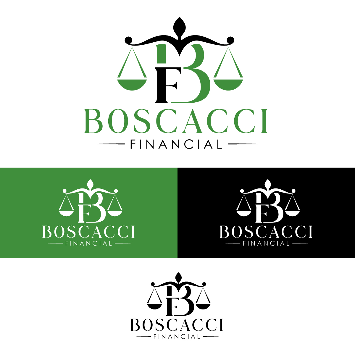 Logo-Design von Dhimant Maloo für Boscacci Financial | Design #34472557