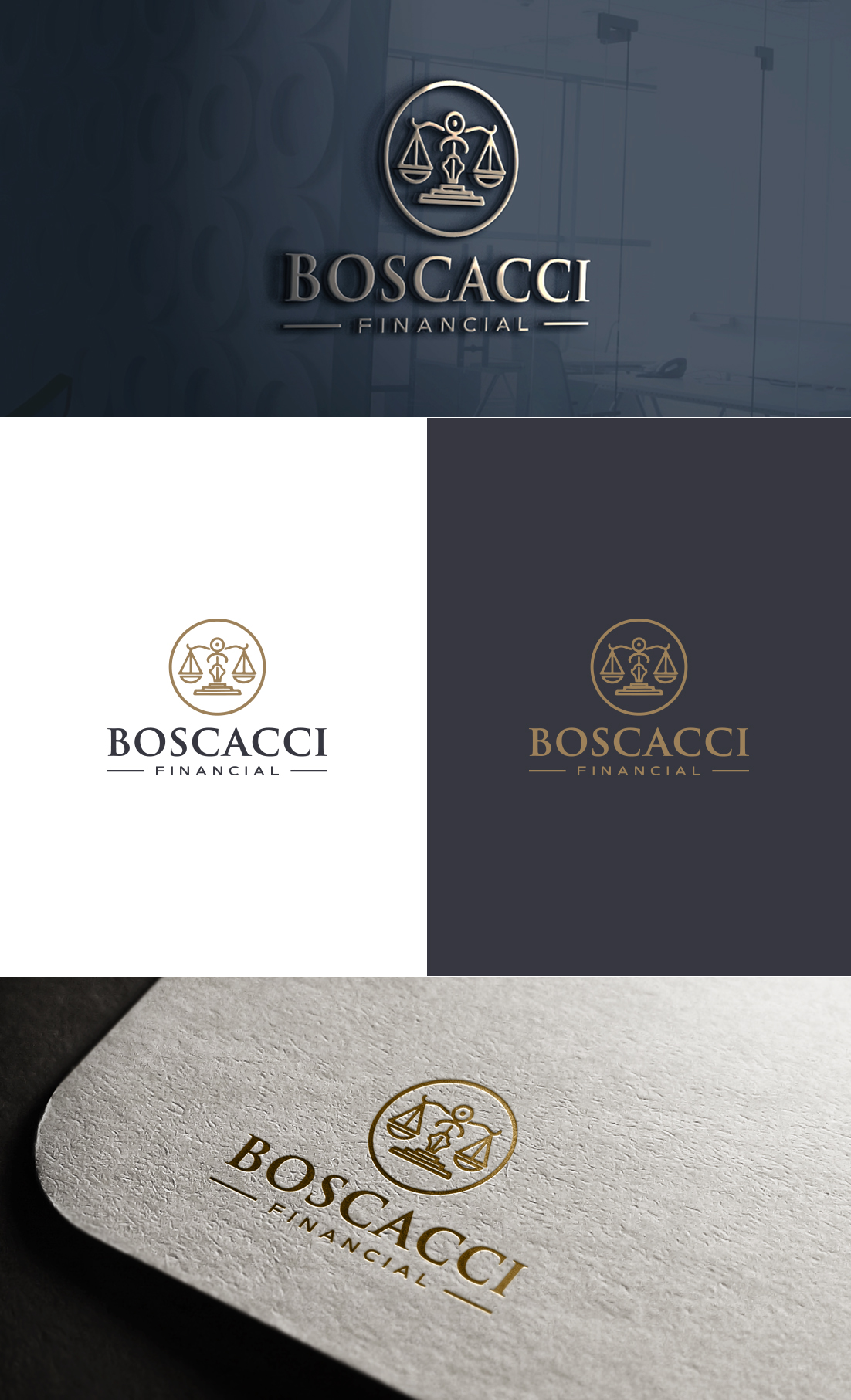 Logo Design by GLDesigns for Boscacci Financial | Design #34465800