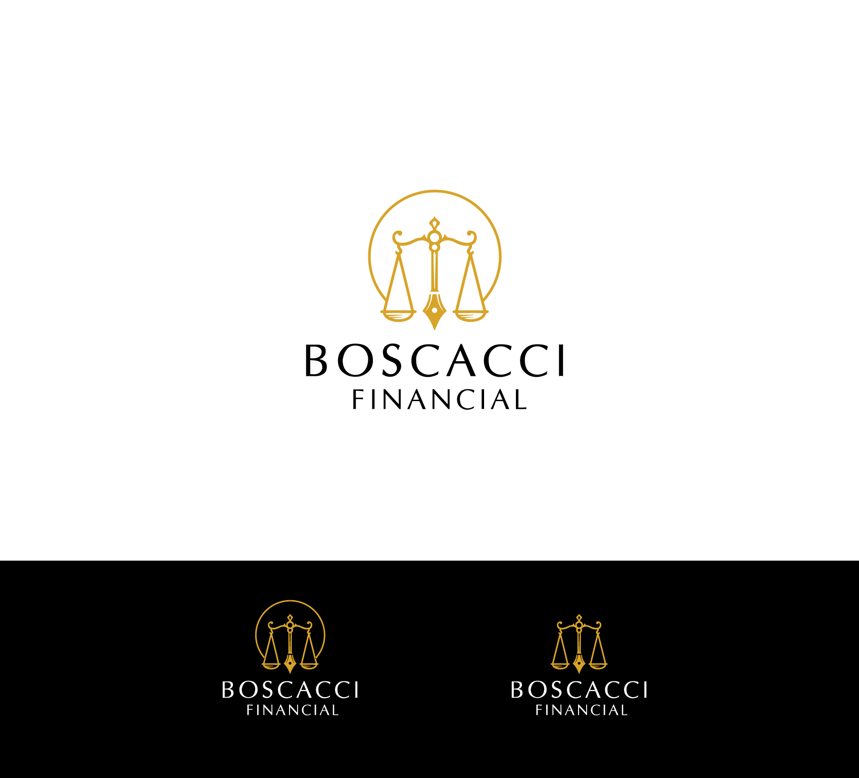 Logo Design by Art Ponds for Boscacci Financial | Design #34480260