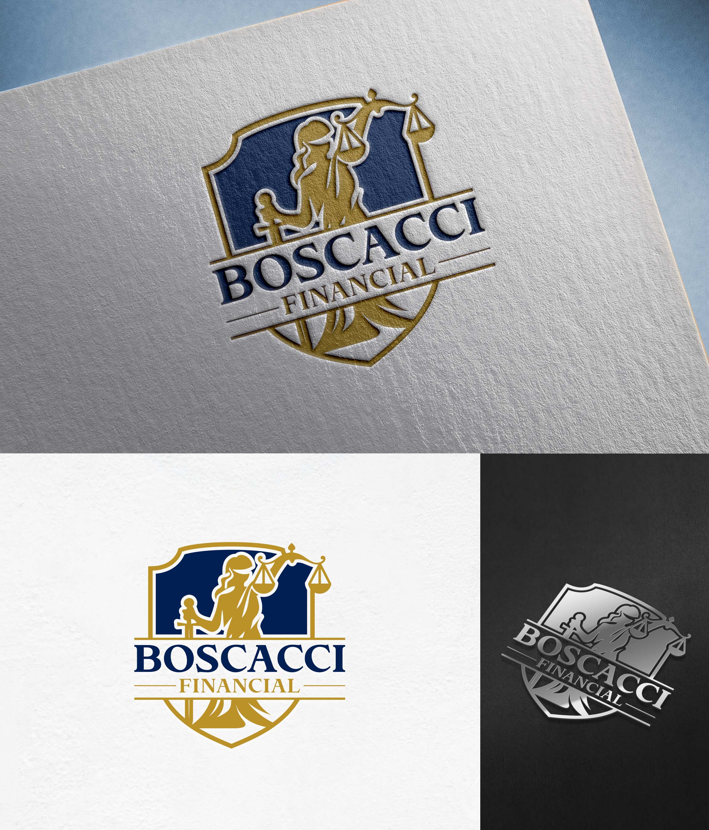 Diseño de Logo por aexoagency para Boscacci Financial | Diseño #34502294