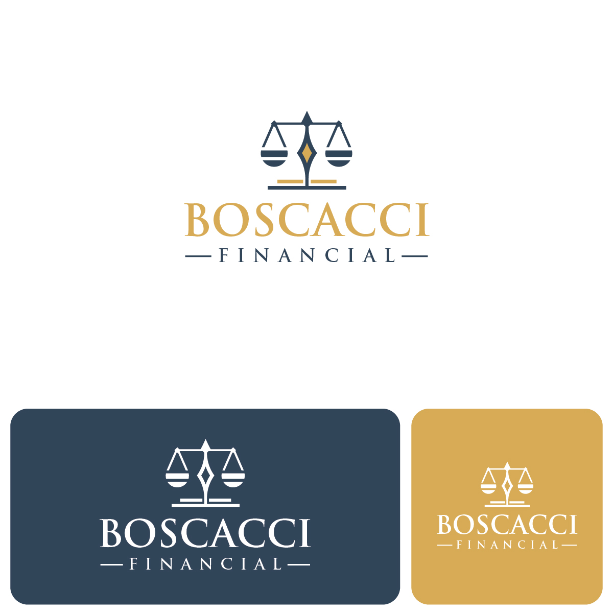 Diseño de Logo por Maxo-Biz para Boscacci Financial | Diseño #34465680