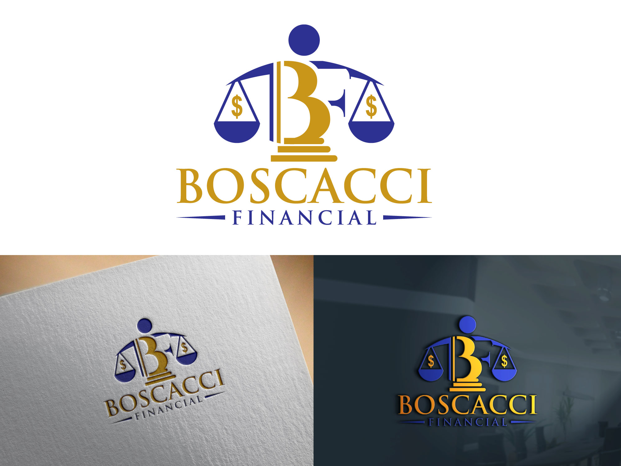 Diseño de Logo por Kontab para Boscacci Financial | Diseño #34464664