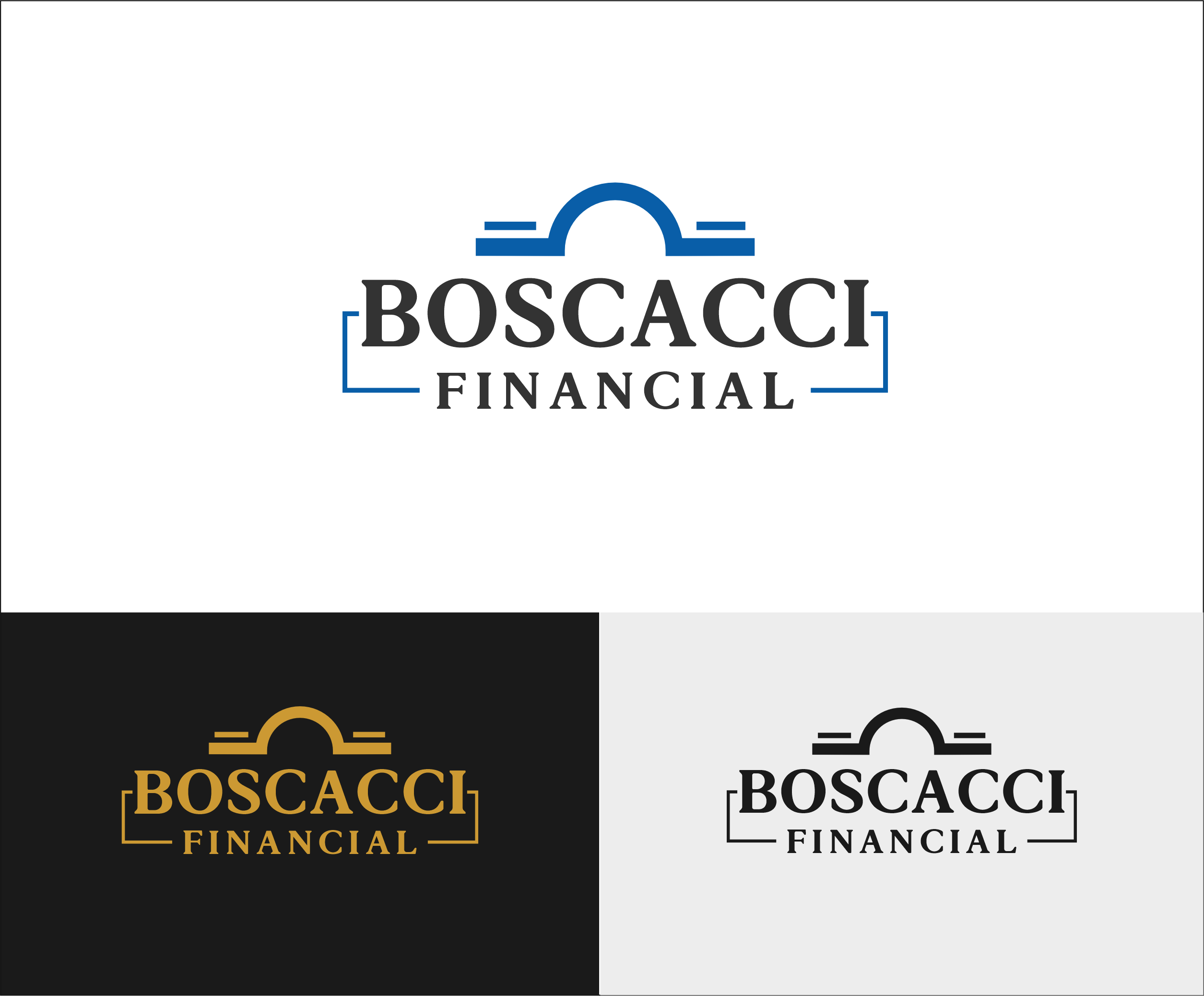 Logo Design by Udaya G for Boscacci Financial | Design #34477344