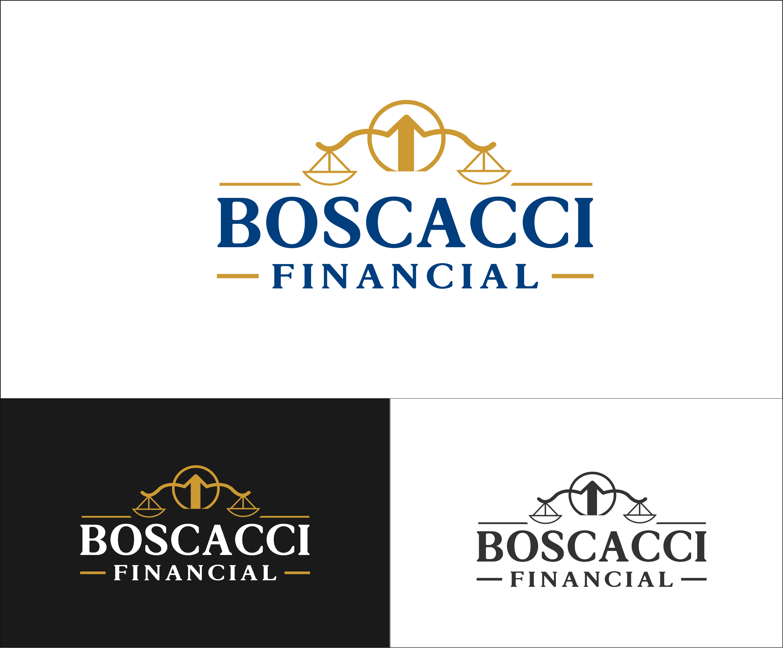 Logo Design by Udaya G for Boscacci Financial | Design #34479445