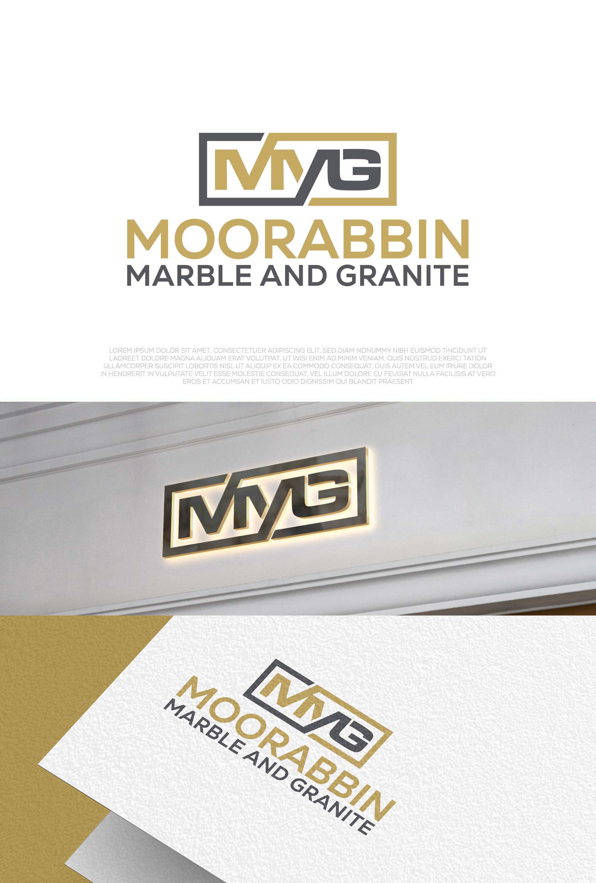 Logo Design by aexoagency for Moorabbin Marble and Granite | Design #34466445
