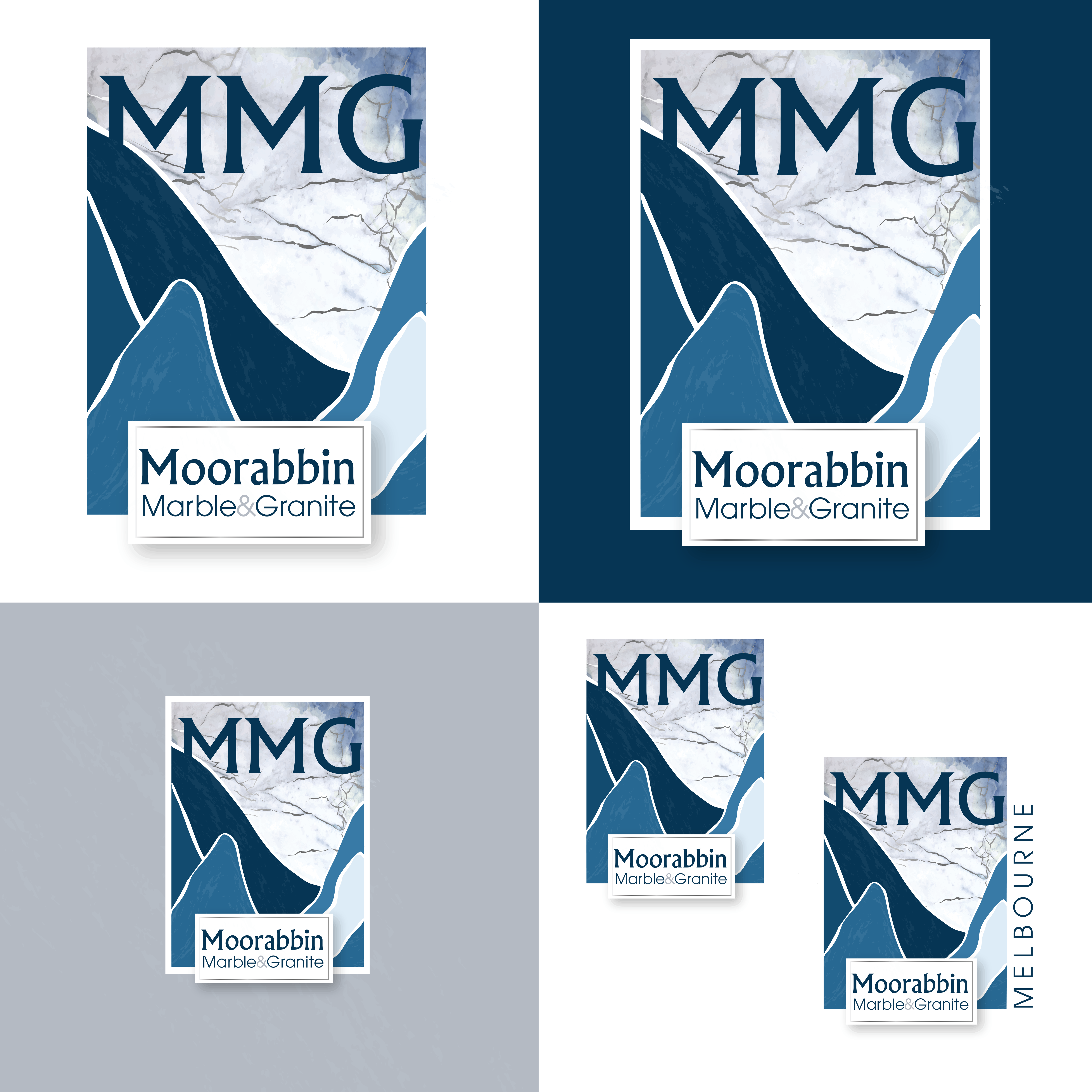Logo Design by Soula Vetter for Moorabbin Marble and Granite | Design #34467117