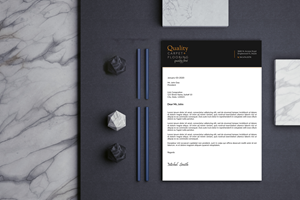 Letterhead Design by Expert Bappy for Quality Carpet + Flooring | Design: #34467929