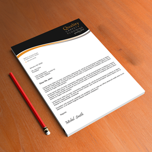 Letterhead Design by Expert Bappy for Quality Carpet + Flooring | Design: #34468120