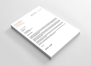 Letterhead Design by Expert Bappy for Quality Carpet + Flooring | Design: #34469176