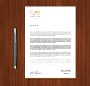 Letterhead Design by Expert Bappy for Quality Carpet + Flooring | Design: #34471148