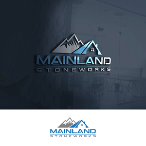 Logo Design by S.H Designs for MAINLAND STONEWORKS | Design: #34485292