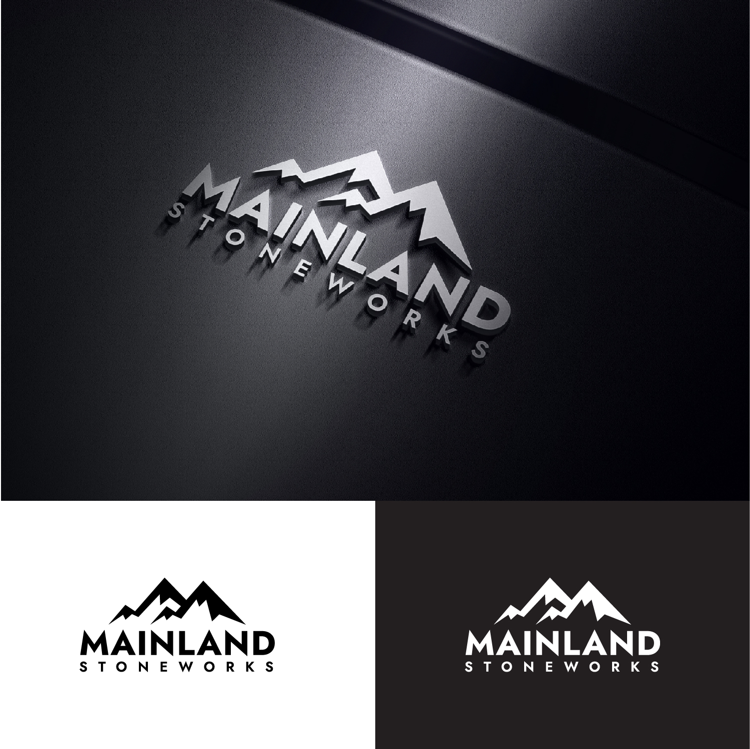 Diseño de Logo por S.H Designs para MAINLAND STONEWORKS | Diseño #34485294