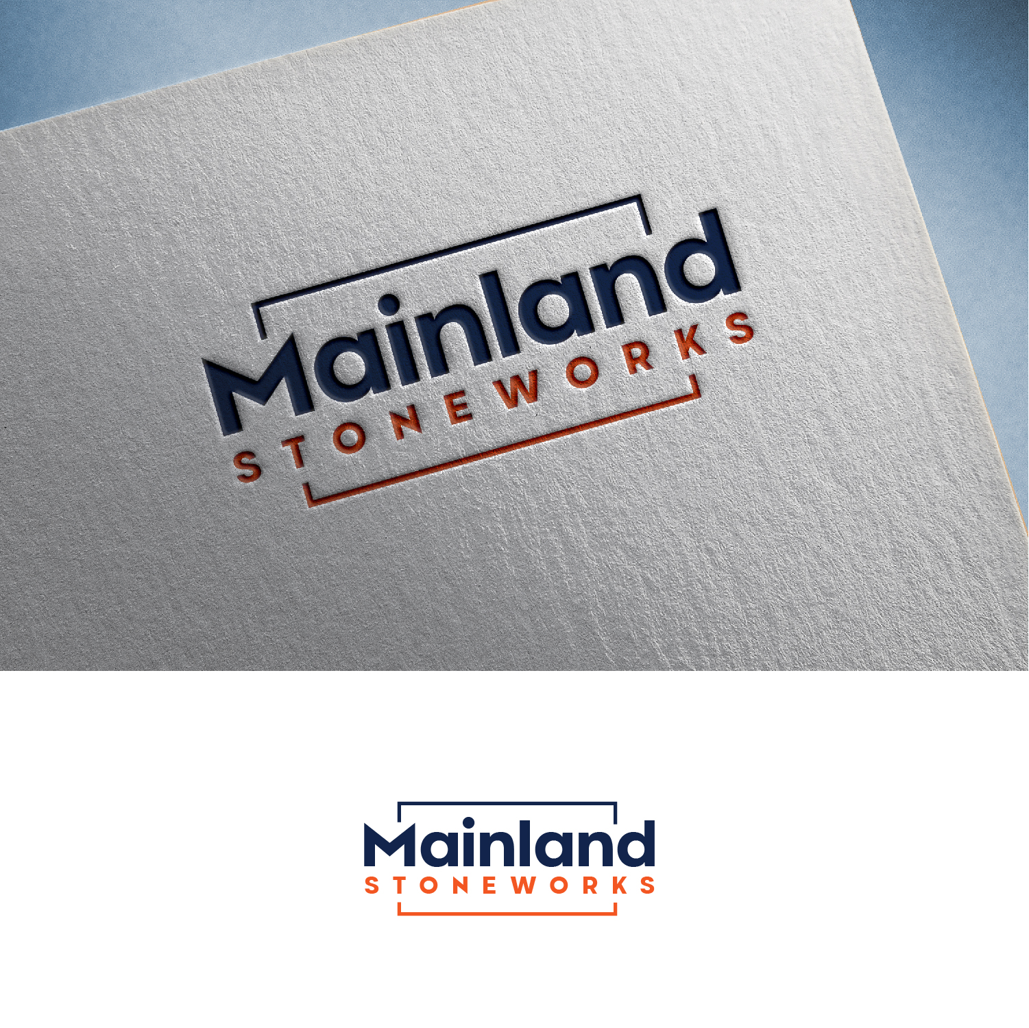 Diseño de Logo por S.H Designs para MAINLAND STONEWORKS | Diseño #34512149