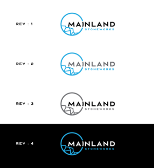 Logo Design by Widi Nalendra for MAINLAND STONEWORKS | Design: #34473687