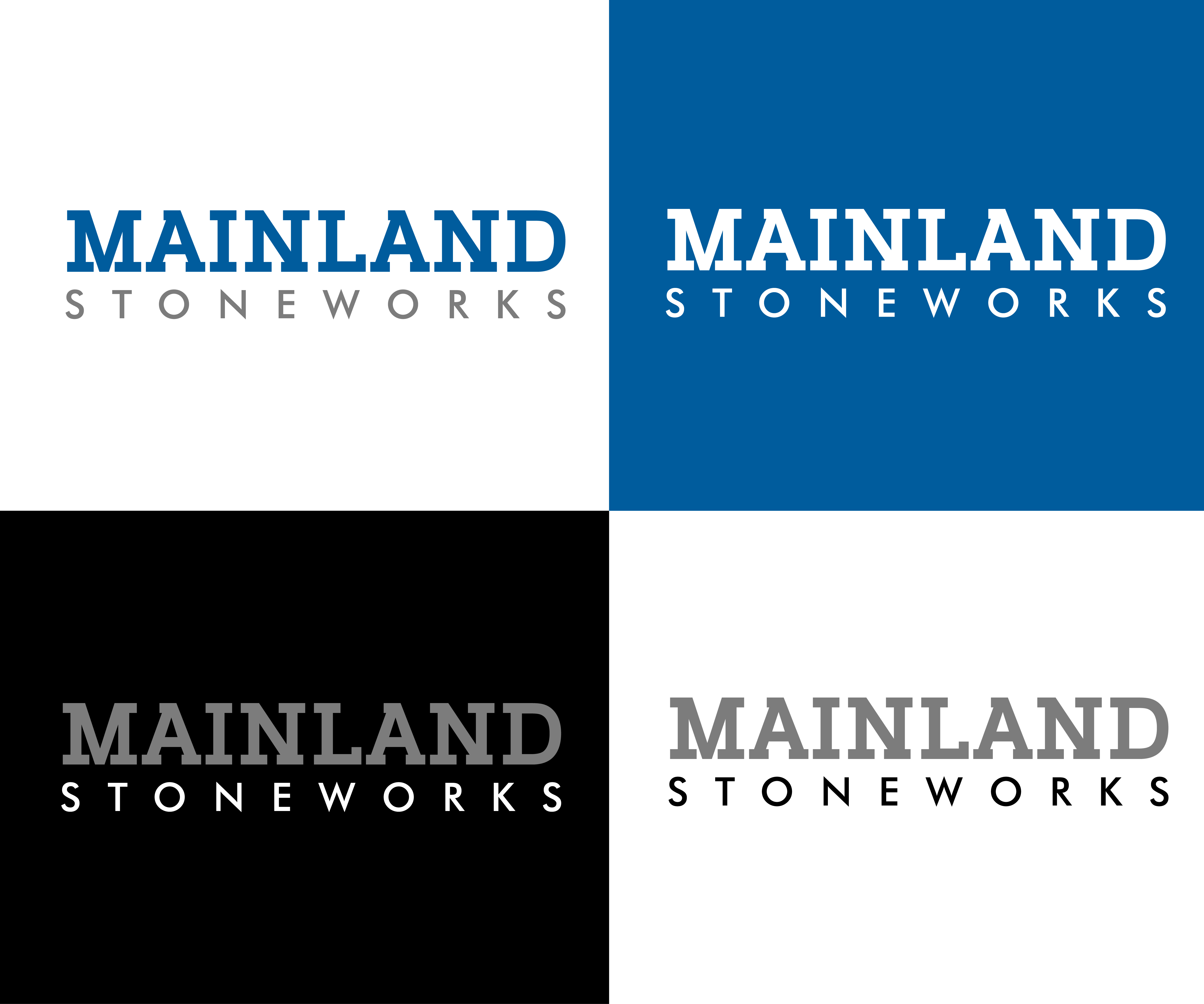 Logo Design by Graphixpointt for MAINLAND STONEWORKS | Design #34473888