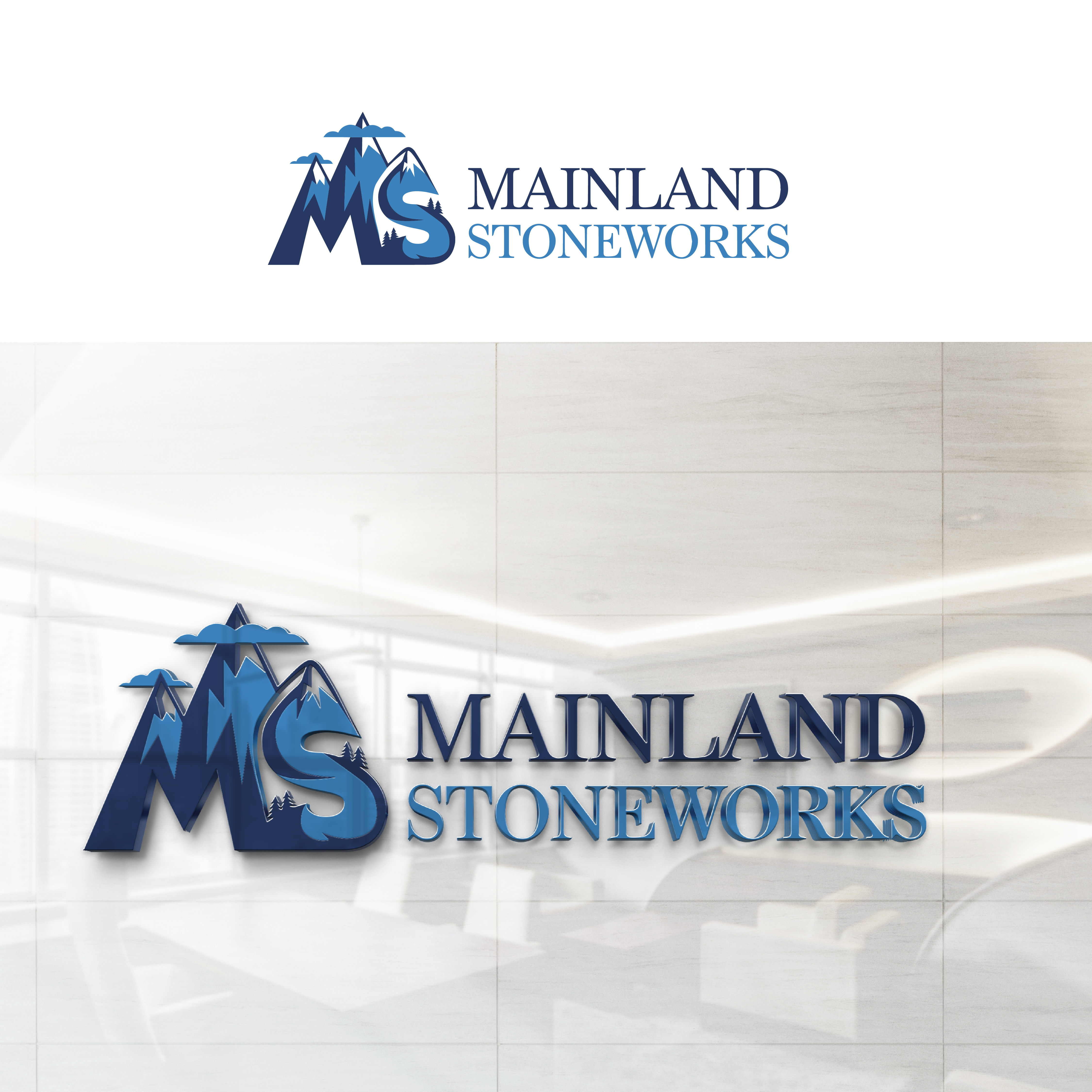 Diseño de Logo por Shariqology para MAINLAND STONEWORKS | Diseño #34480253