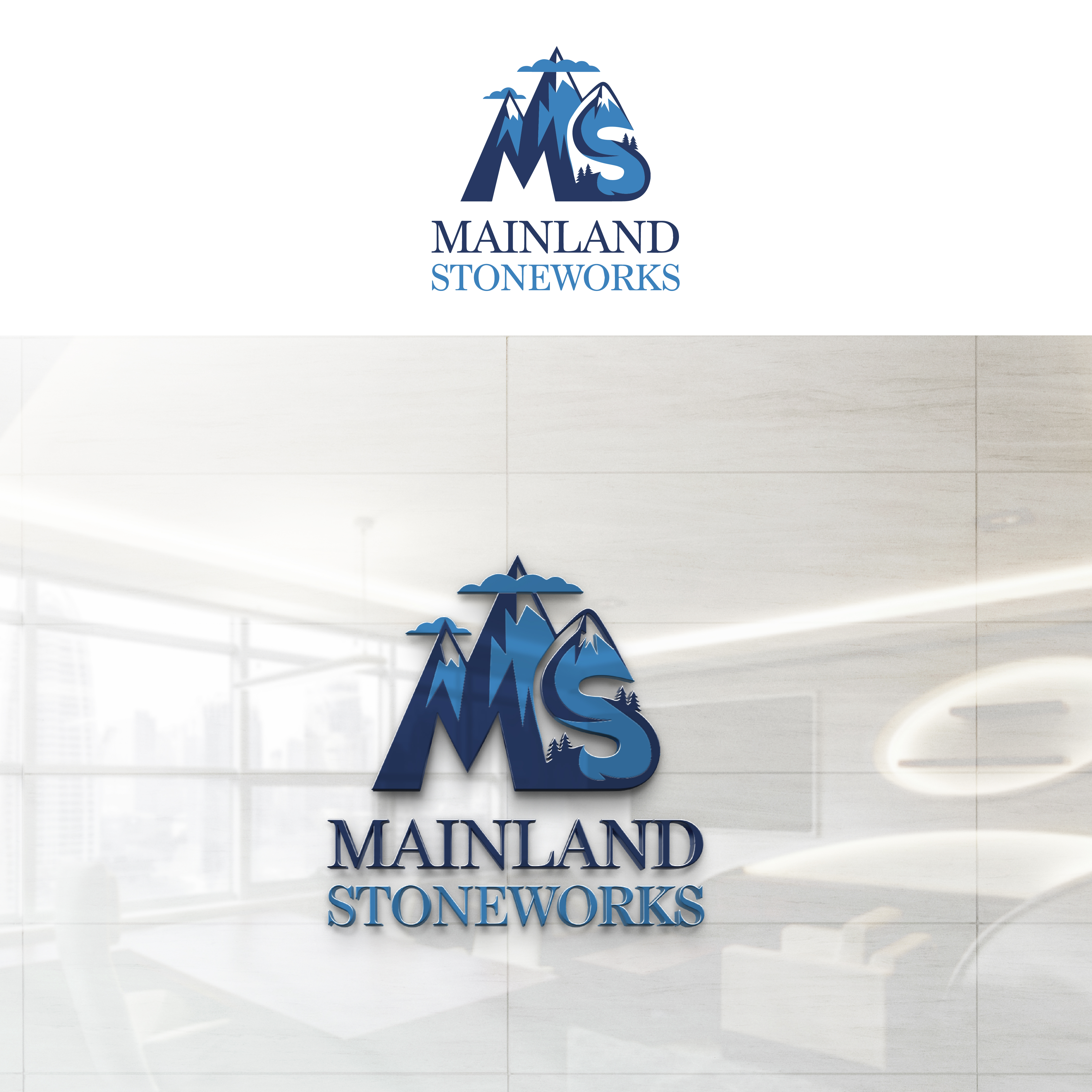 Design de Logo par Shariqology pour MAINLAND STONEWORKS | Design #34480257