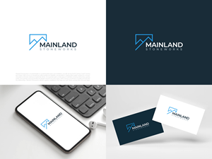 Logo Design by COLOUR CREATIVE for MAINLAND STONEWORKS | Design: #34498201
