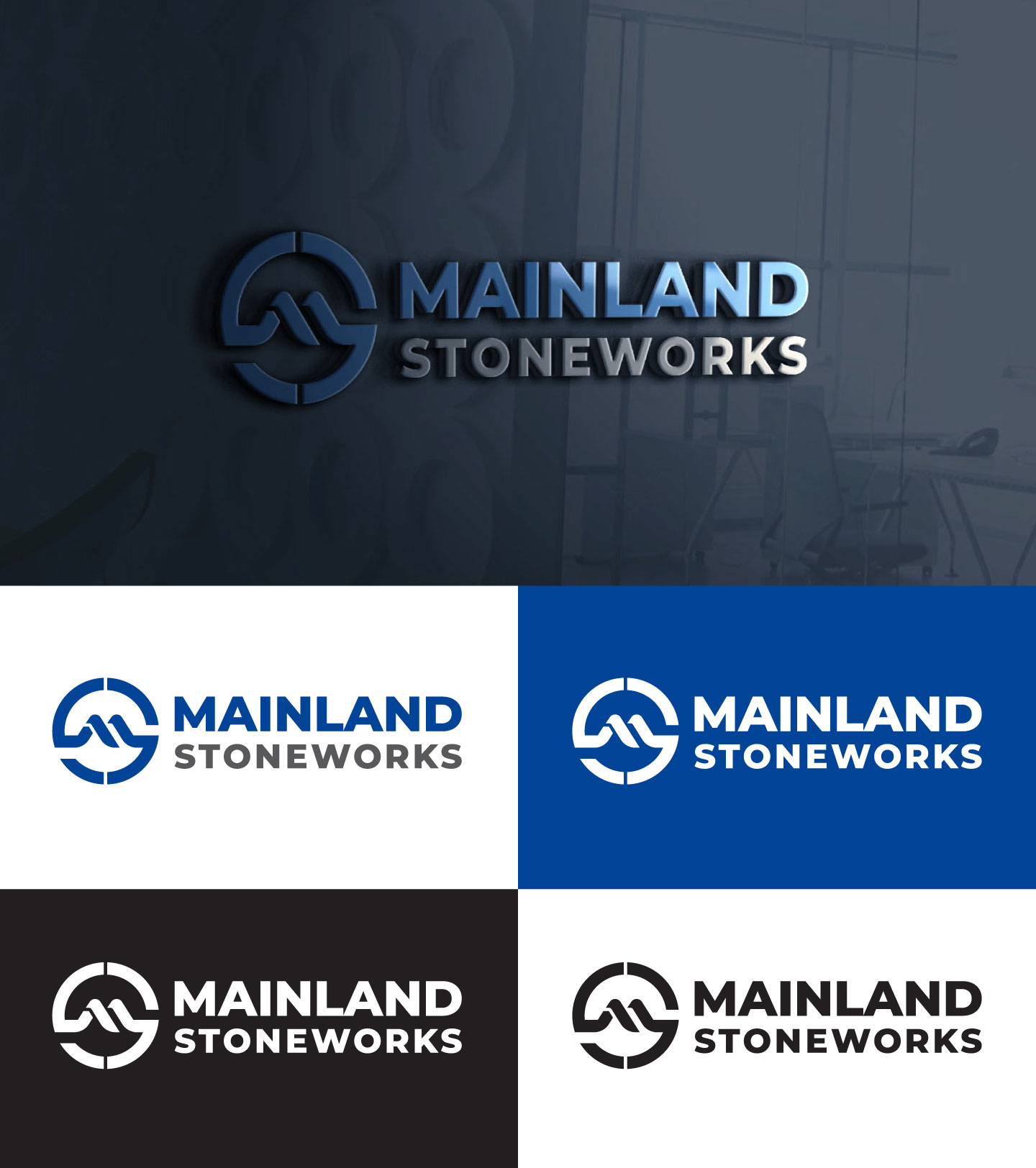 Logo Design by rass07 for MAINLAND STONEWORKS | Design: #34600552