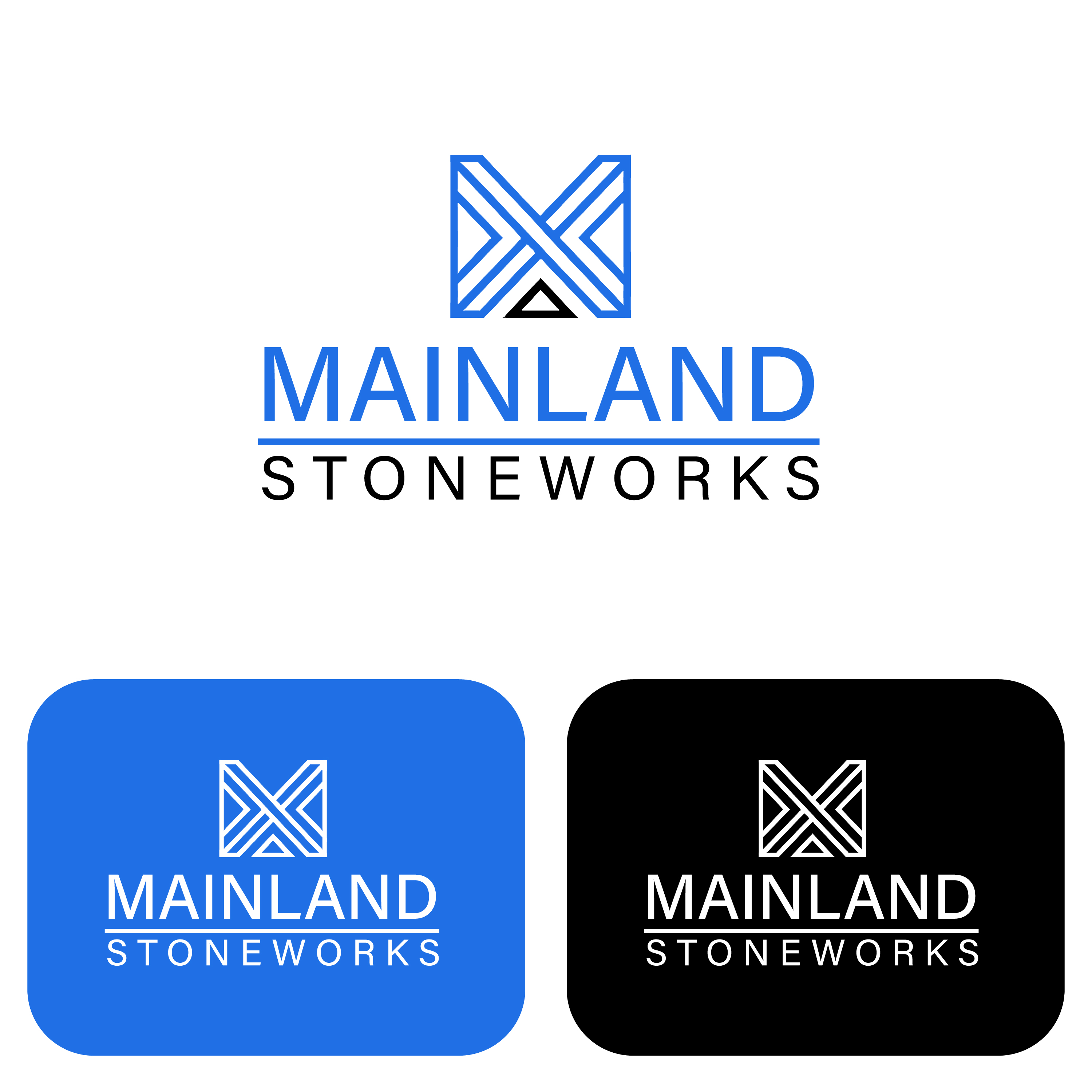 Logo Design by Mir Graphics for MAINLAND STONEWORKS | Design #34475022