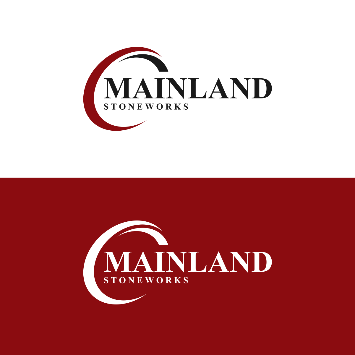Logo Design by mamey design for MAINLAND STONEWORKS | Design #34468797