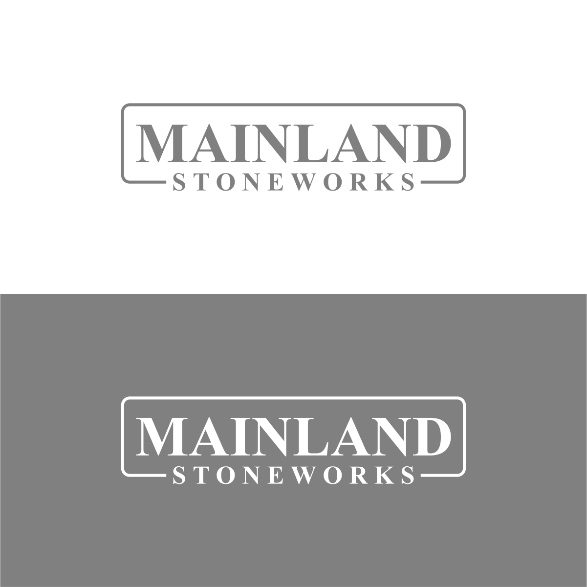 Logo Design by mamey design for MAINLAND STONEWORKS | Design #34474410