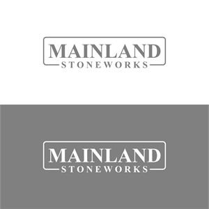 Logo Design by mamey design for MAINLAND STONEWORKS | Design: #34474410