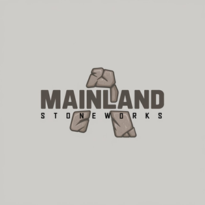 Logo Design by Olivia Marie Smith for MAINLAND STONEWORKS | Design: #34474375