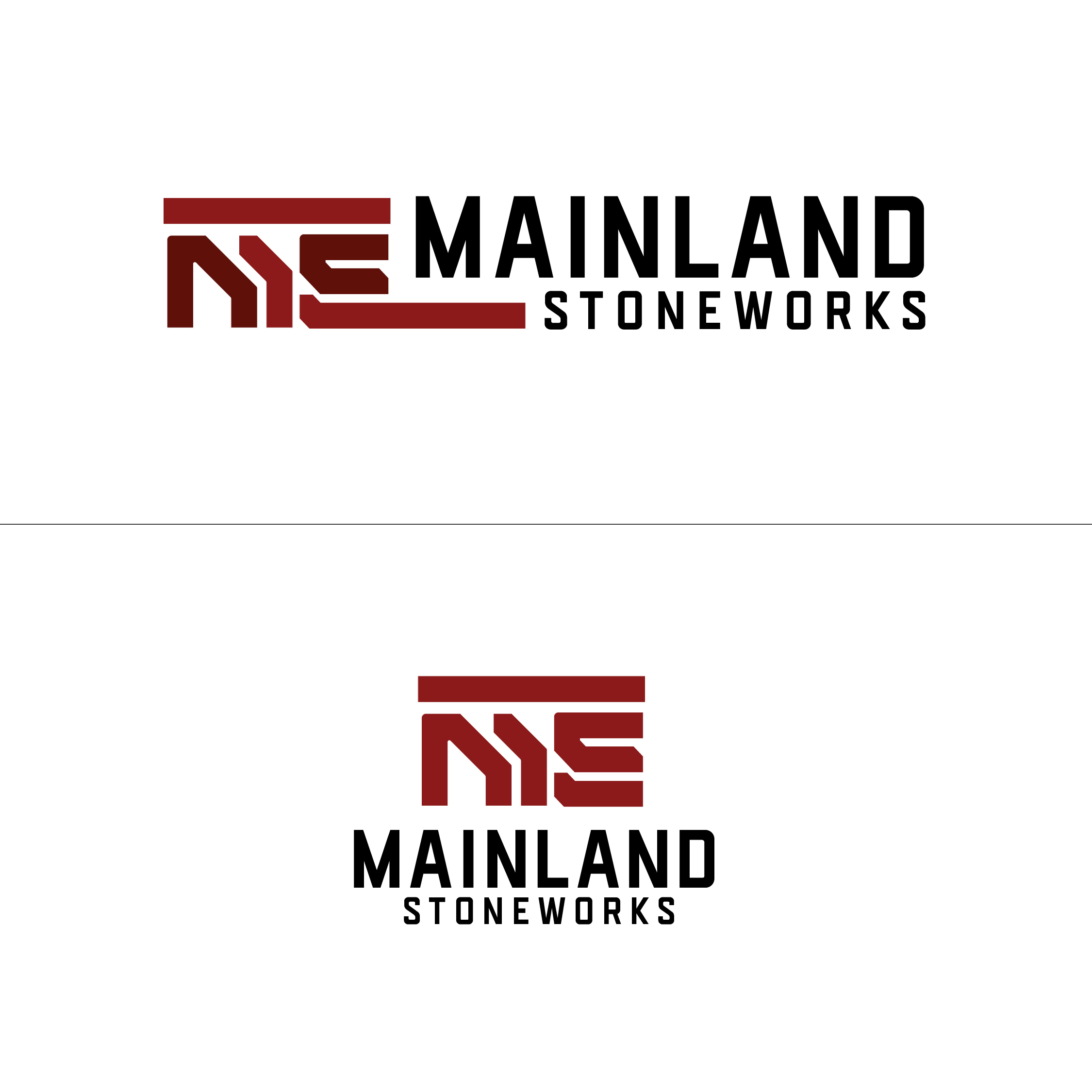 Logo Design by awartestudio for MAINLAND STONEWORKS | Design #34478042