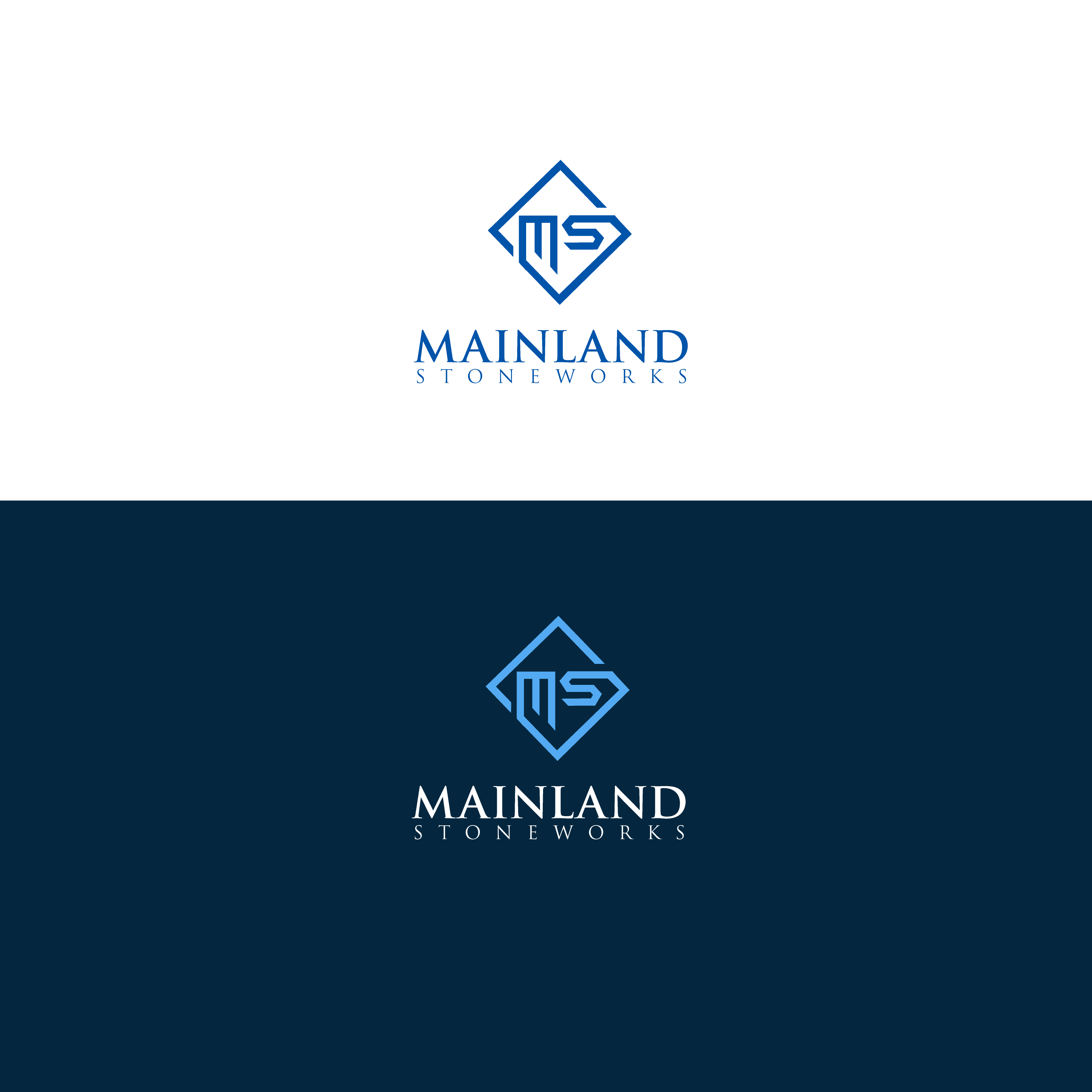 Logo Design by GraphArt for MAINLAND STONEWORKS | Design #34513311