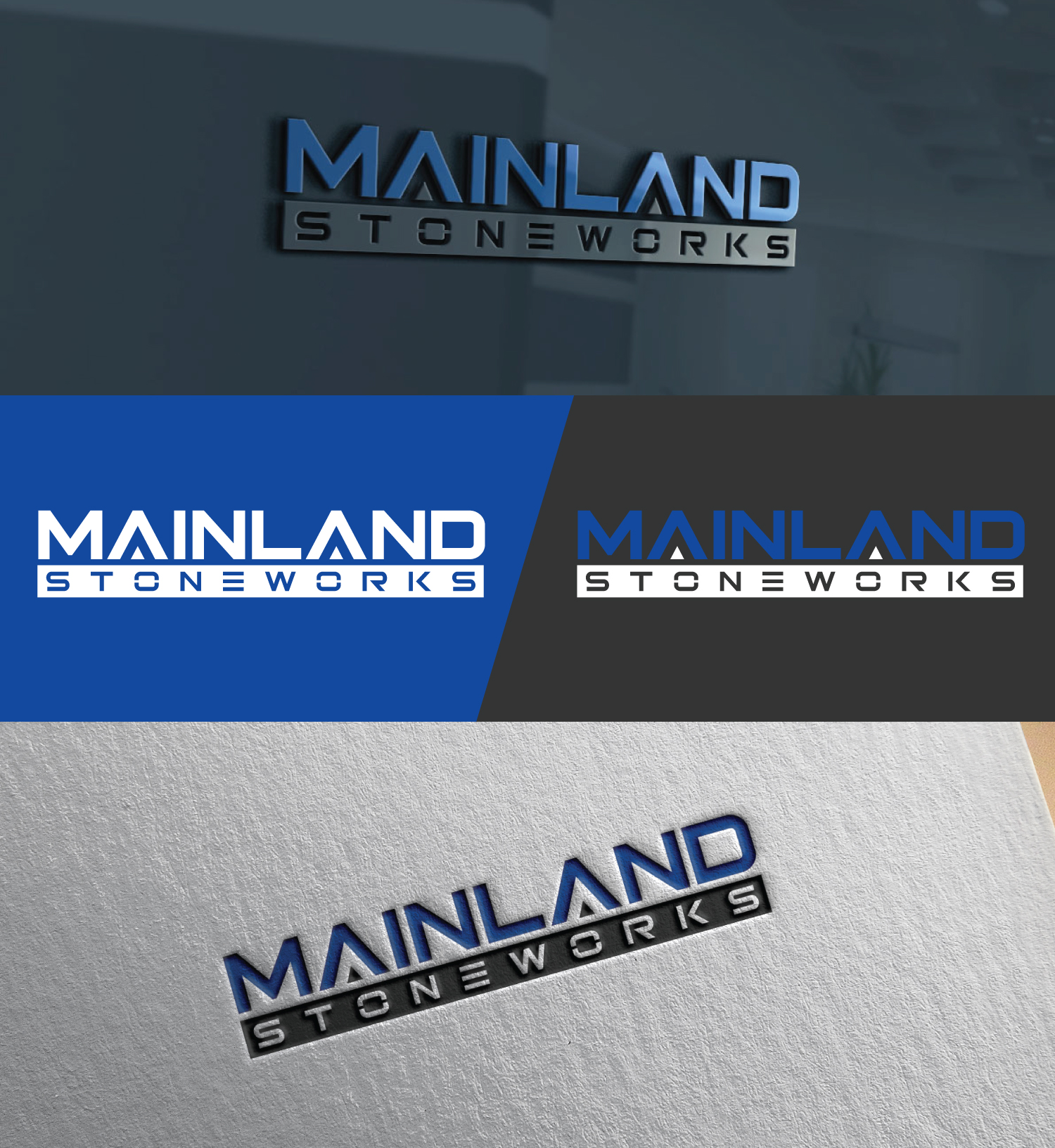 Diseño de Logo por Atec para MAINLAND STONEWORKS | Diseño #34476404