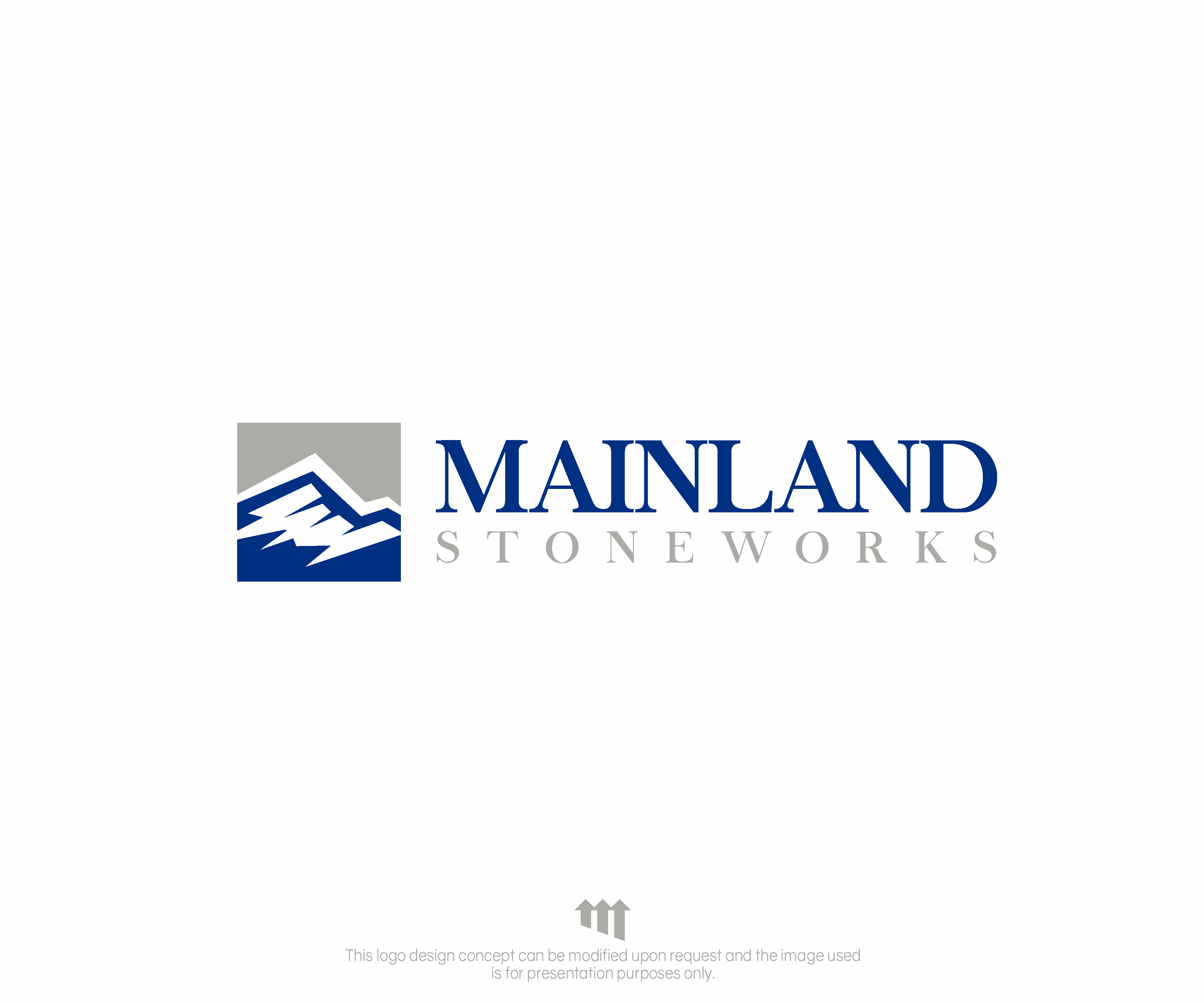 Logo Design by MBARO for MAINLAND STONEWORKS | Design #34502278