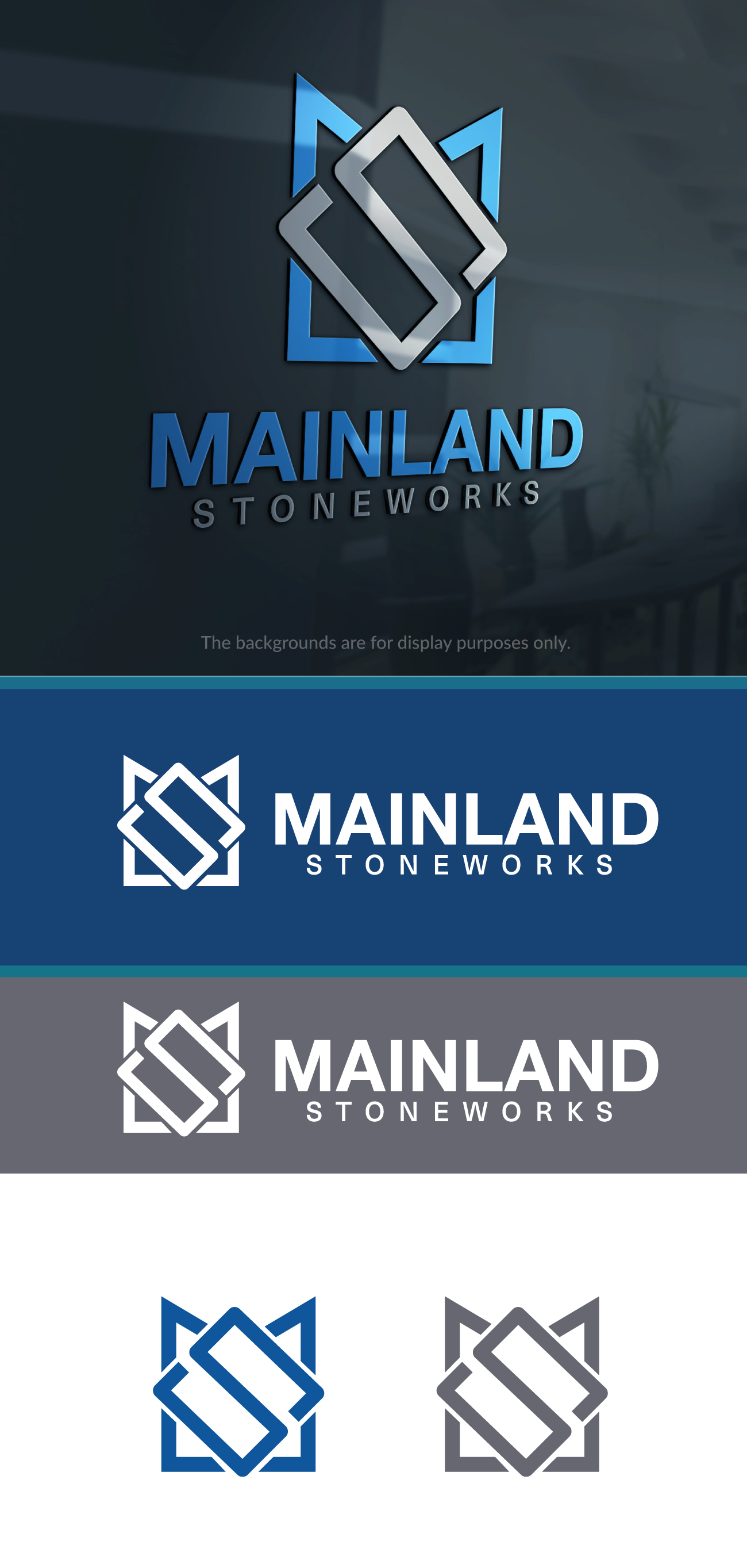 Diseño de Logo por edwinnegz1 para MAINLAND STONEWORKS | Diseño #34468239