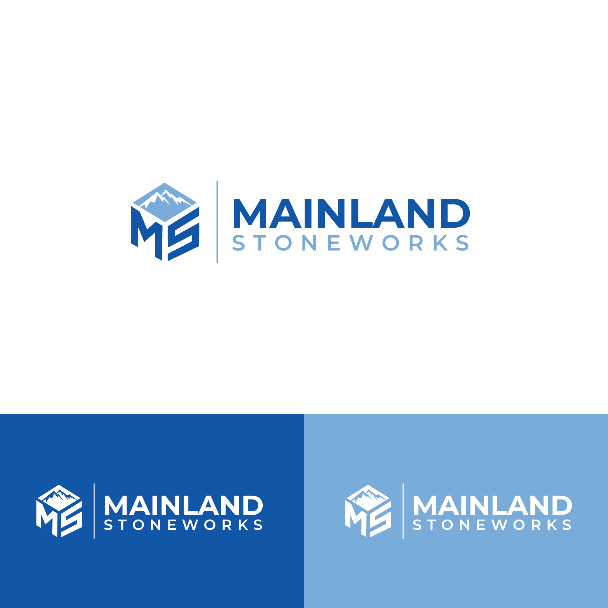 Logo Design by Maxo-Biz for MAINLAND STONEWORKS | Design #34489784