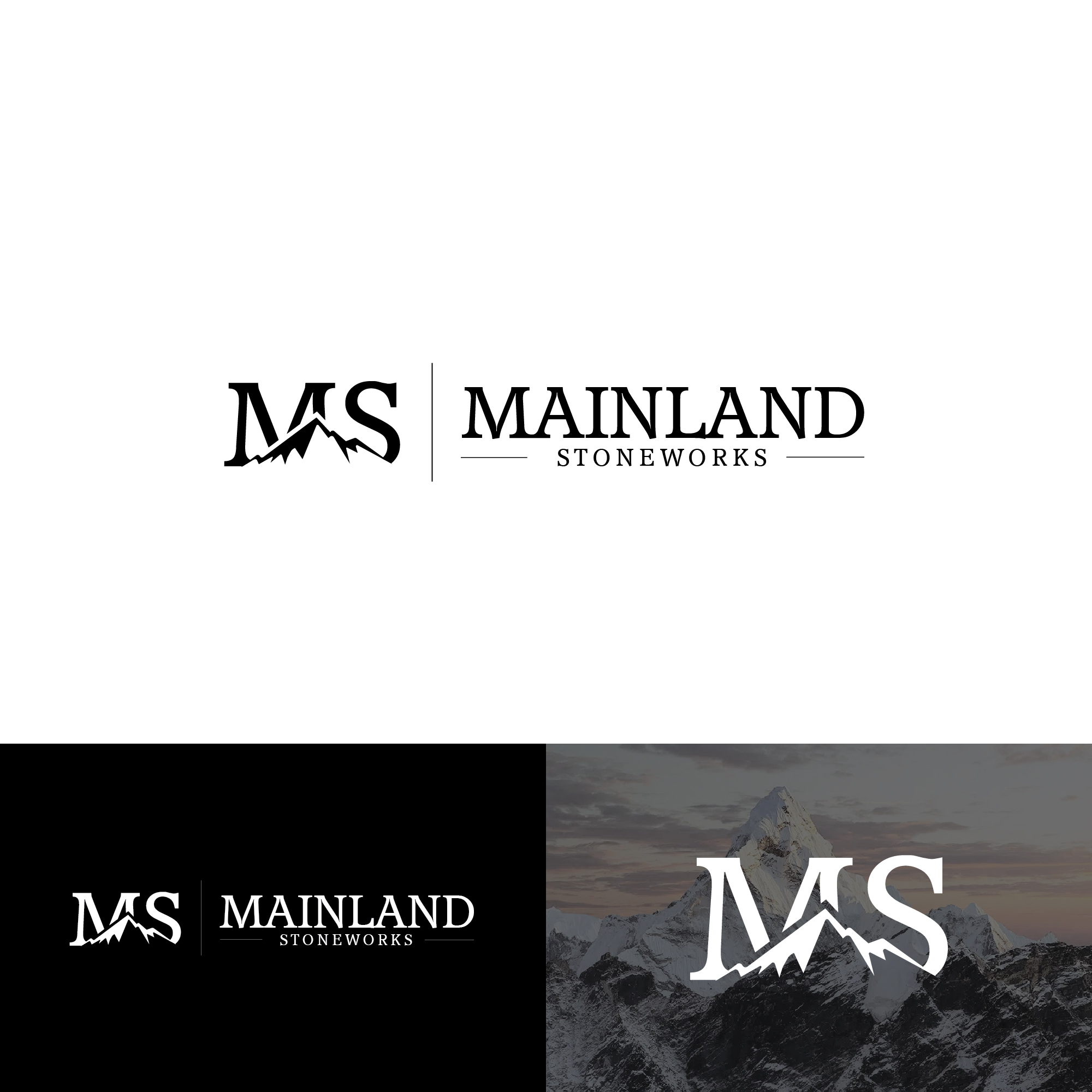 Logo Design by Maxo-Biz for MAINLAND STONEWORKS | Design #34489785