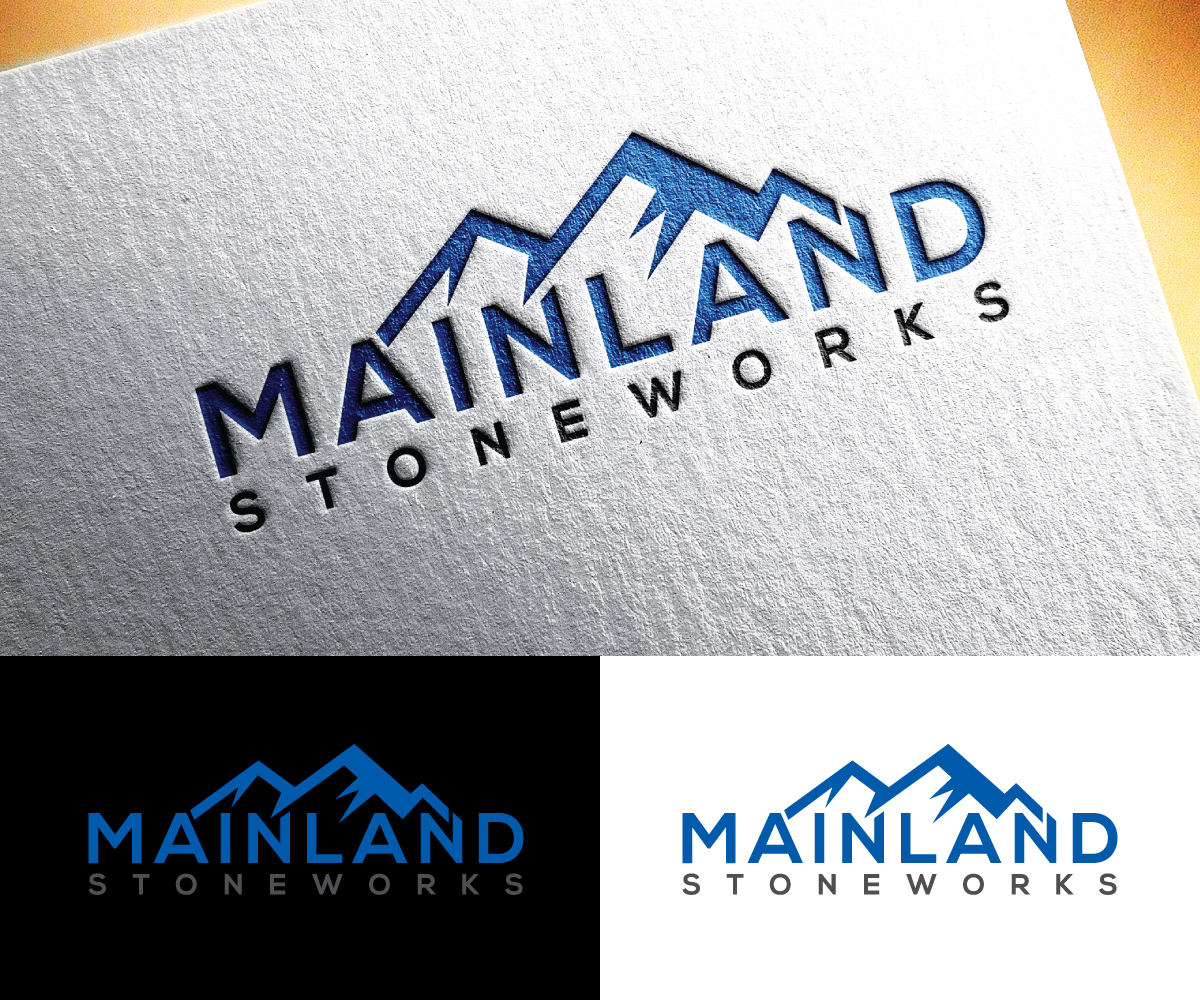Logo Design by step forward 2 for MAINLAND STONEWORKS | Design #34486532