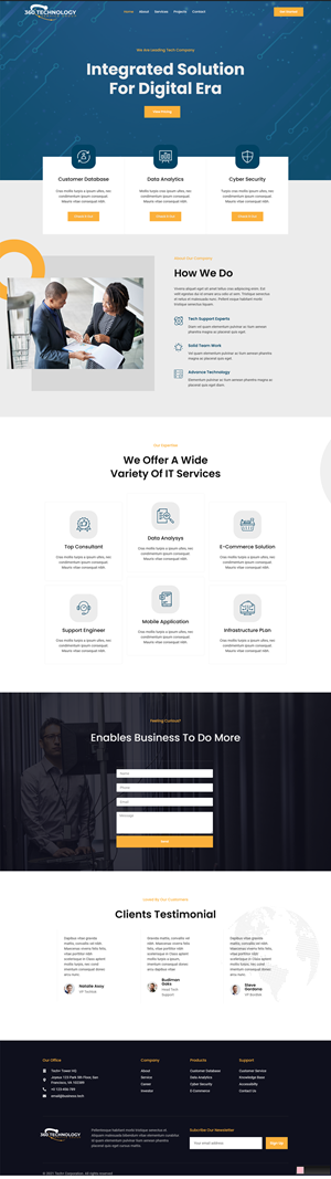 Web Design by WahDesign for this project | Design: #34471465
