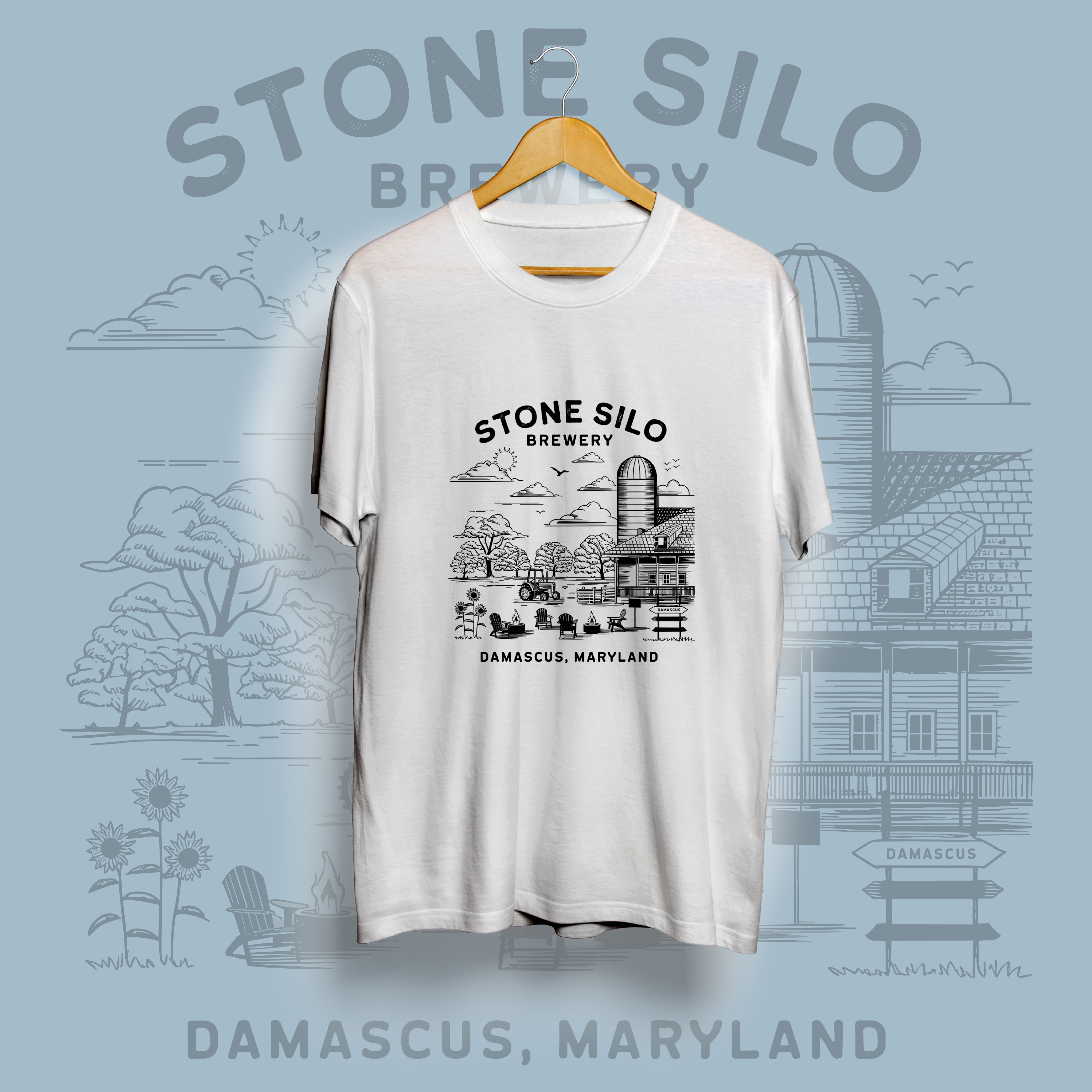 T-shirt Design by Dewantara for stone silo brewery | Design #34475460