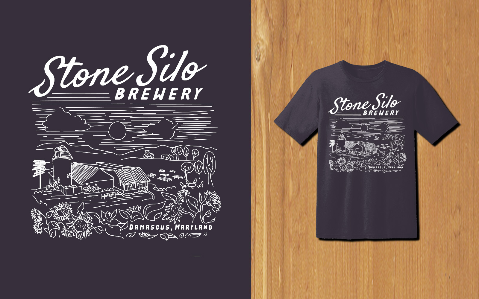 T-shirt Design by MNM for stone silo brewery | Design #34500315