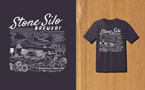 T-shirt Design by MNM for stone silo brewery | Design: #34500315